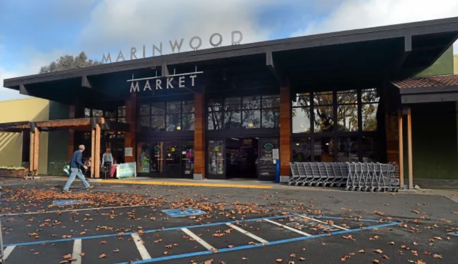 Marinwood Market storefront, San Rafael